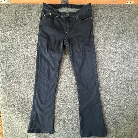 Rock & Republic Jeans Women 10 31x32 Blue Denim Cotton Stretch Mid Rise Straight - Picture 2 of 16